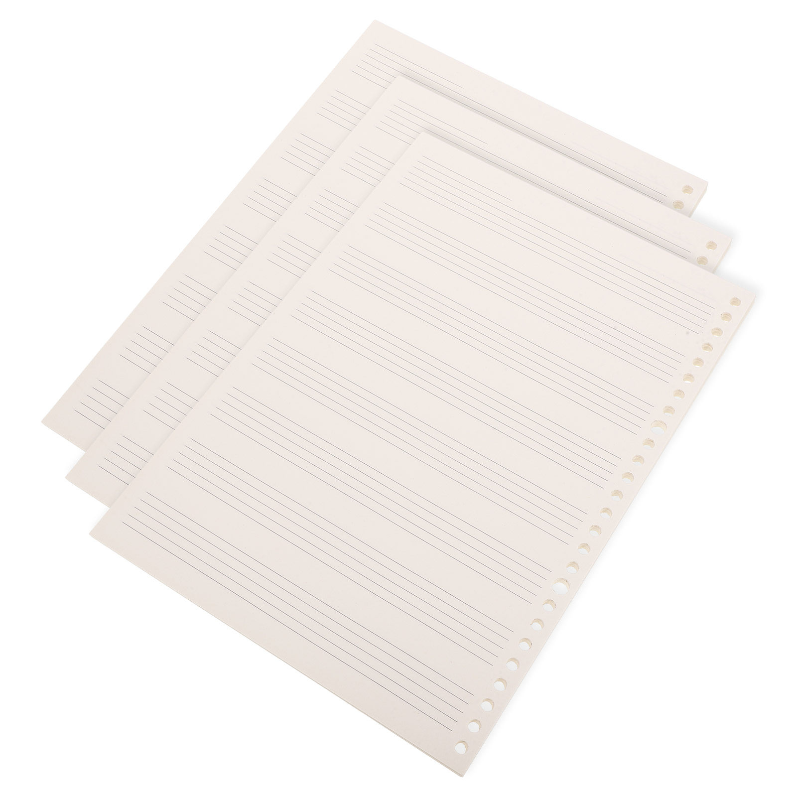Blank Sheet Music Notebook - 3 unidades de caderno de partituras