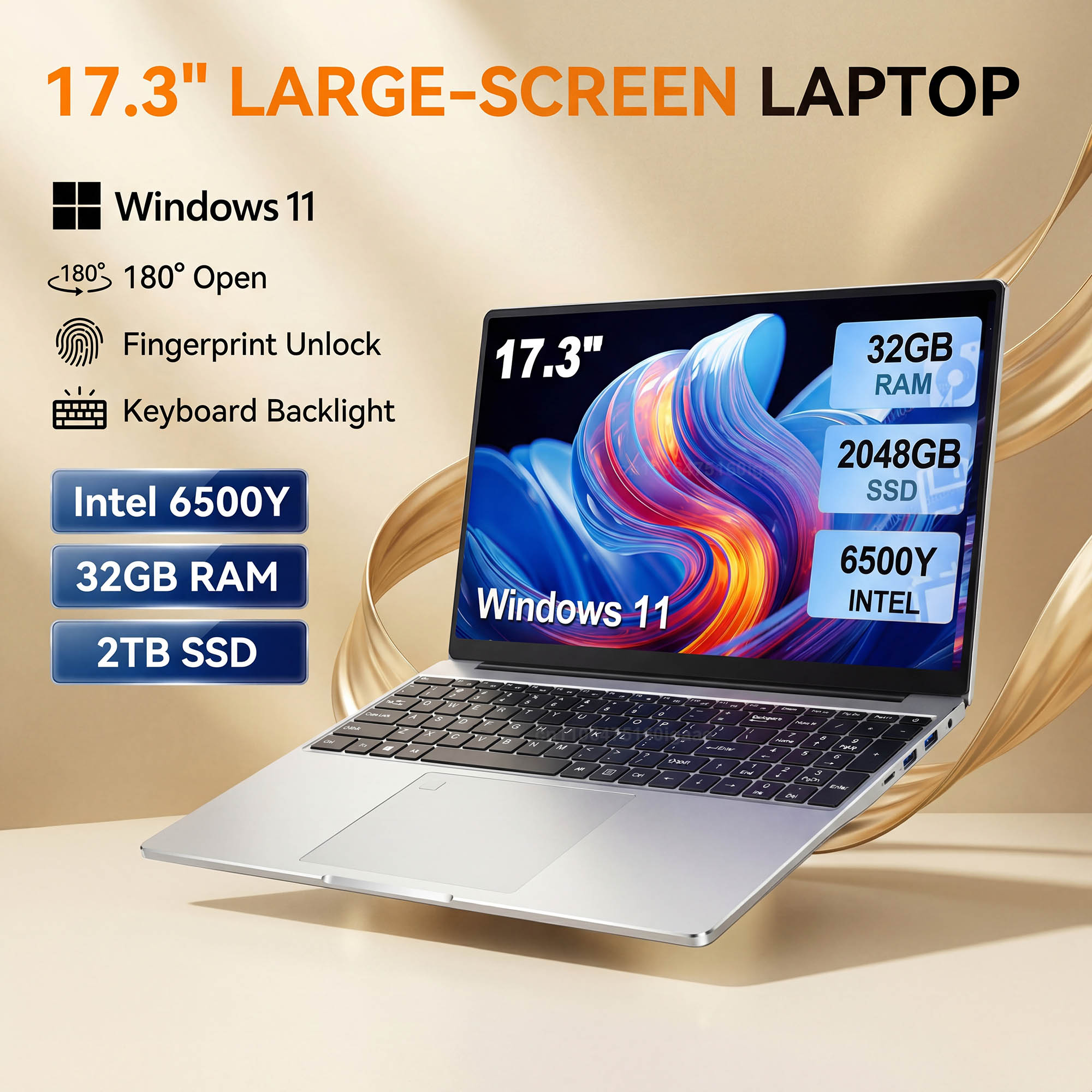 Books - NOVO Laptop com Tela Grande de