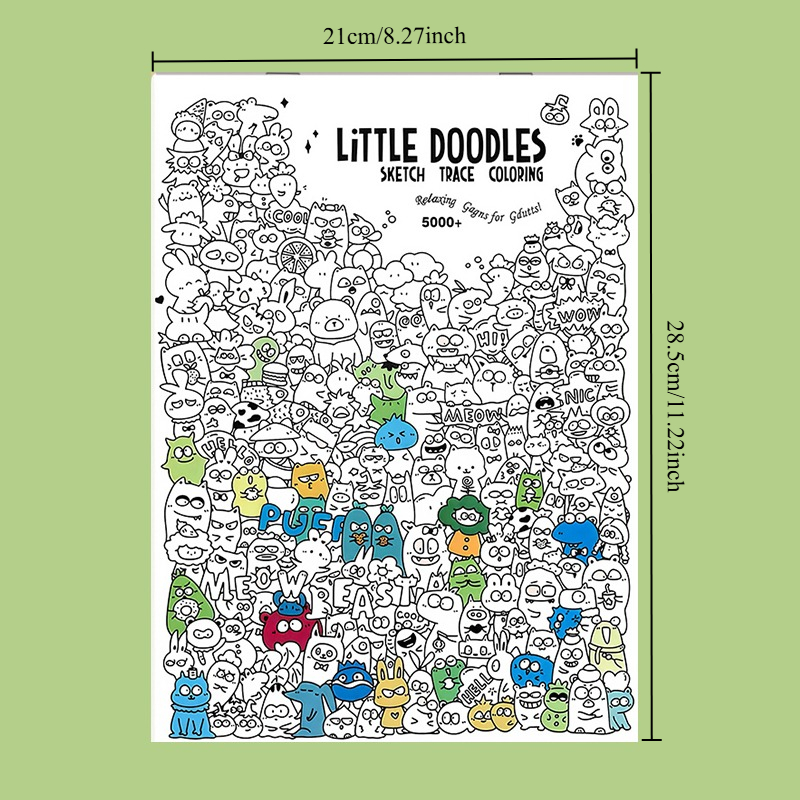 Livro de colorir para adultos  - Adult Coloring Book Stress Relief avaliação e preço