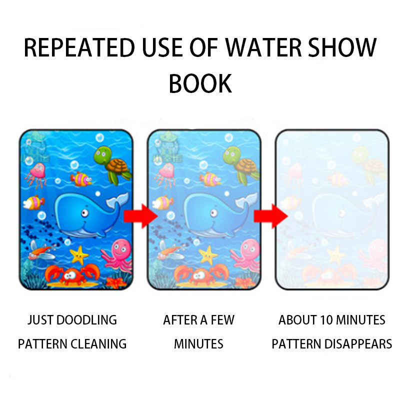 Livro mágico de brinquedo mont - Reusable Water Magic Coloring Book avaliação e preço