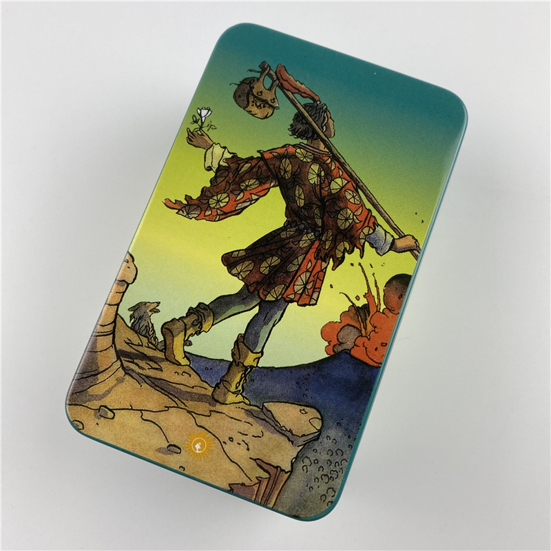 Caixa de metal edição dourada  - Tarot Deck With Guidebook avaliação e preço