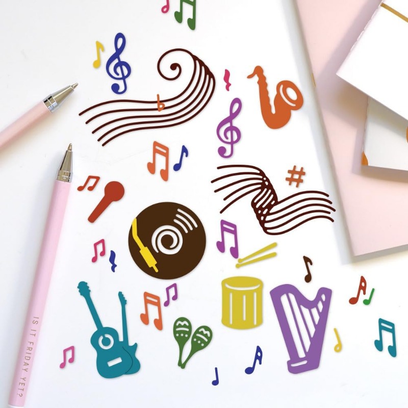 Nota Musical corte morre para  - Blank Sheet Music Notebook avaliação e preço