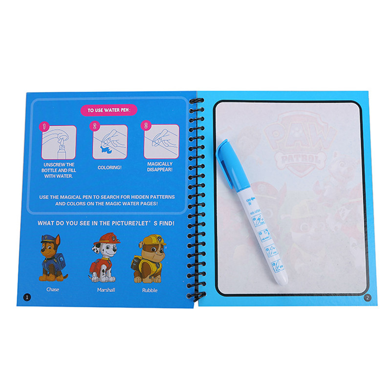 Livro de colorir com água mági - Reusable Water Magic Coloring Book avaliação e preço